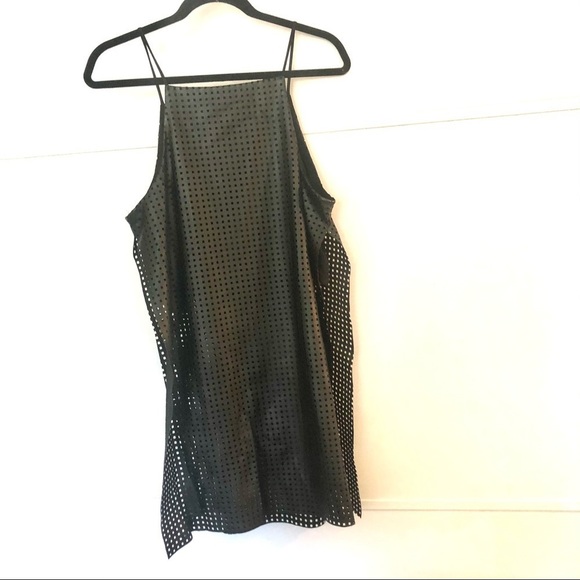 BCBGeneration Laser cut Faux leather long top - Picture 5 of 13